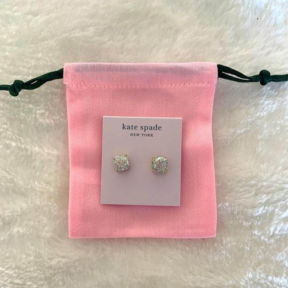 NWT Kate Spade Mini Small Square Stud Earrings - Picture 1 of 5
